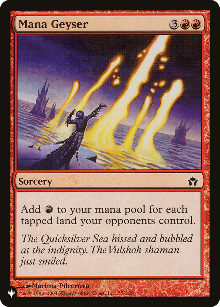 Mana Geyser [The List] | Shuffle n Cut Hobbies & Games