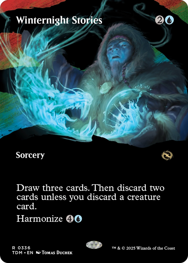 Winternight Stories (Borderless) [Tarkir: Dragonstorm] | Shuffle n Cut Hobbies & Games