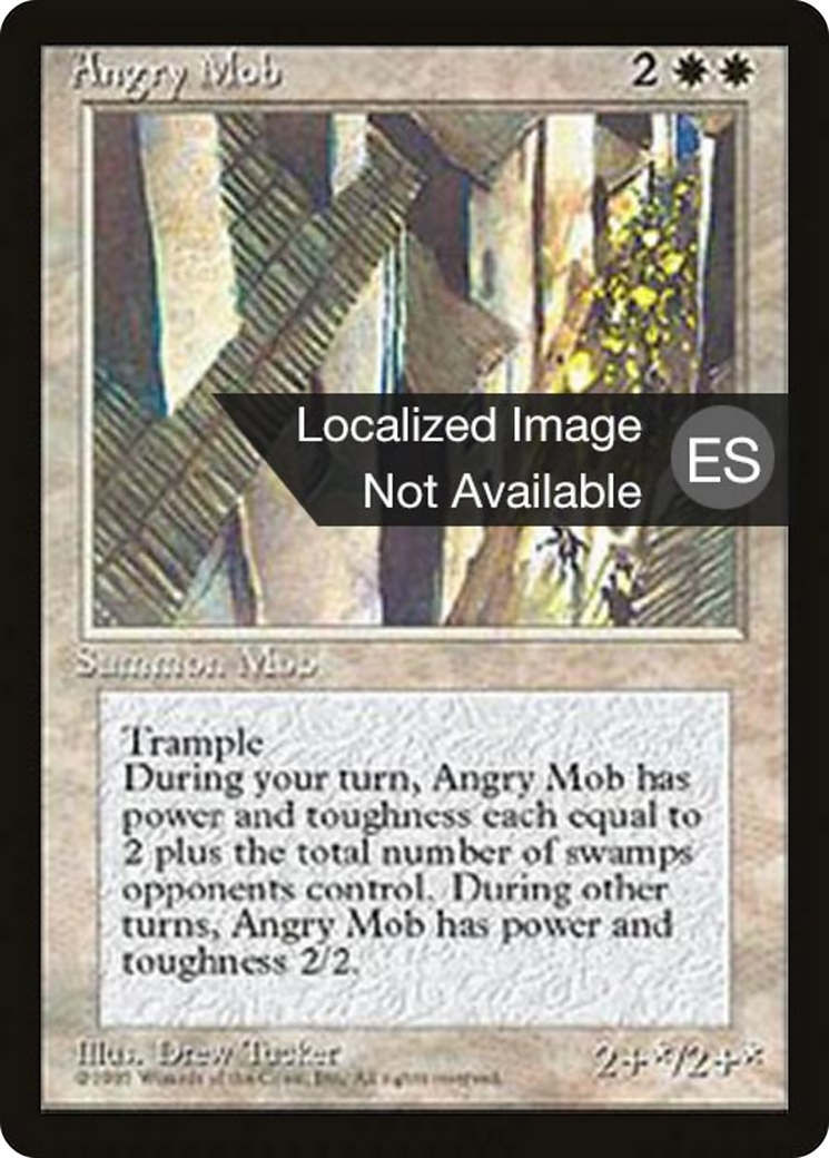 Angry Mob [Fourth Edition Foreign Black Border] | Shuffle n Cut Hobbies & Games