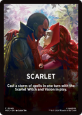 Scarlet Theme Card [Marvel Super Heroes Commander]