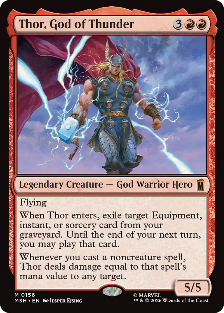 Thor, God of Thunder [Marvel Super Heroes] | Shuffle n Cut Hobbies & Games