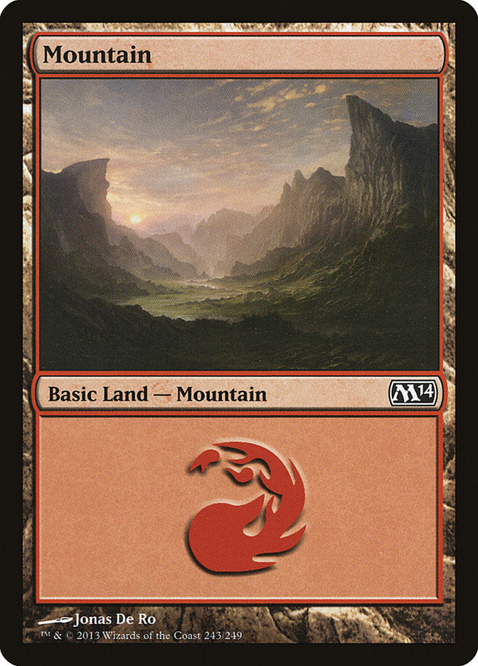 Mountain (243) [Magic 2014] | Shuffle n Cut Hobbies & Games