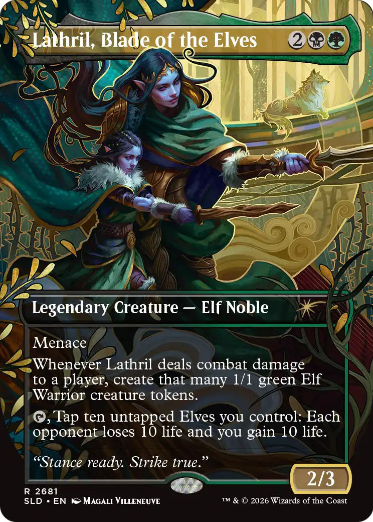 Lathril, Blade of the Elves [Secret Lair Drop Series] | Shuffle n Cut Hobbies & Games