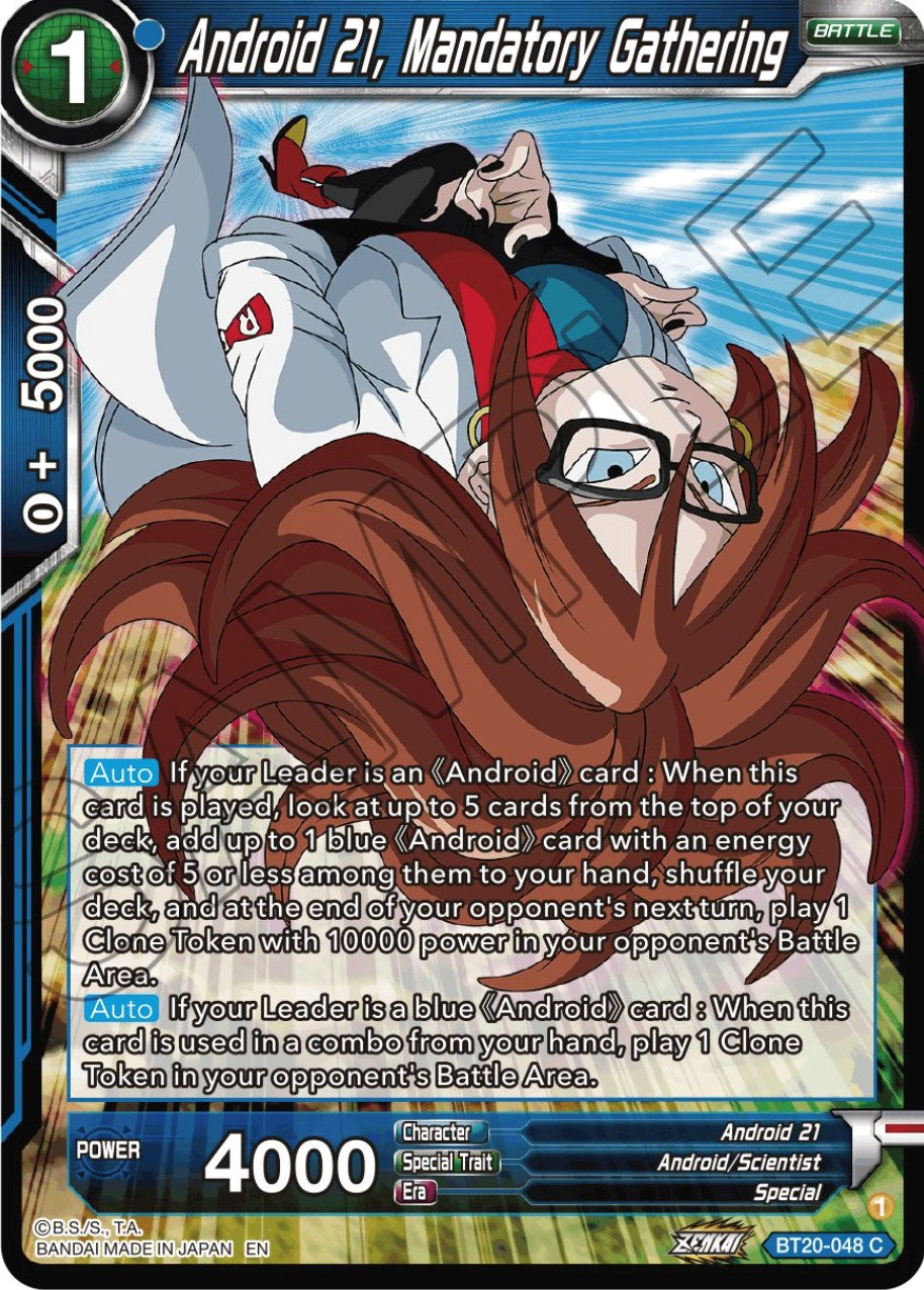 Android 21, Mandatory Gathering (BT20-048) [Power Absorbed] | Shuffle n Cut Hobbies & Games