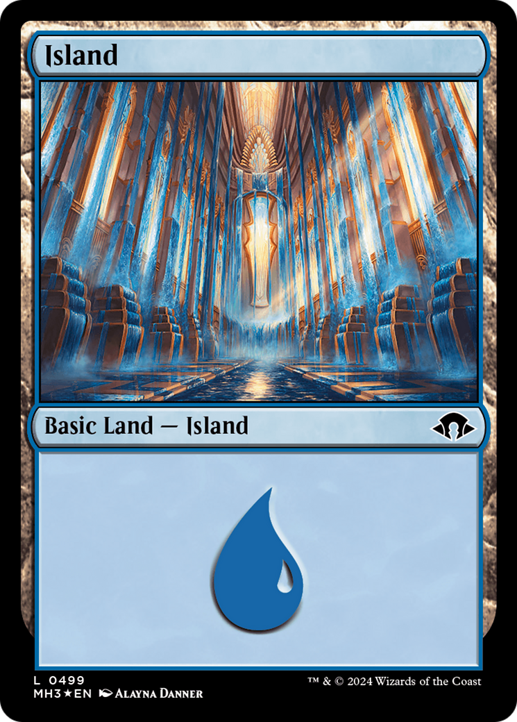 Island (0499) (Ripple Foil) [Modern Horizons 3] | Shuffle n Cut Hobbies & Games
