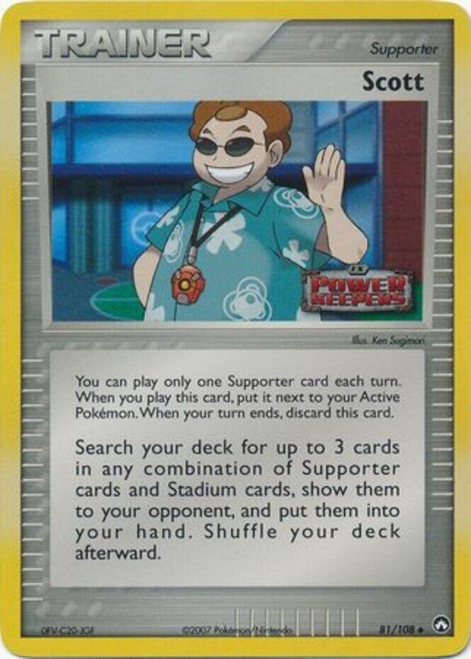 Scott (81/108) (Stamped) [EX: Power Keepers] | Shuffle n Cut Hobbies & Games