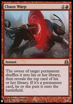 Chaos Warp (CMD) [The List] | Shuffle n Cut Hobbies & Games