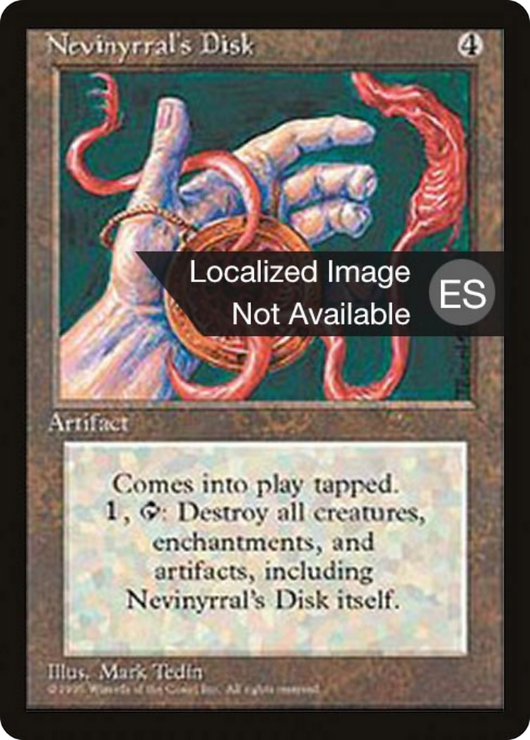 Nevinyrral's Disk [Fourth Edition Foreign Black Border] | Shuffle n Cut Hobbies & Games