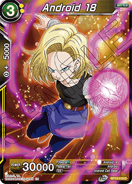 Android 18 (Common) (BT13-110) [Supreme Rivalry] | Shuffle n Cut Hobbies & Games