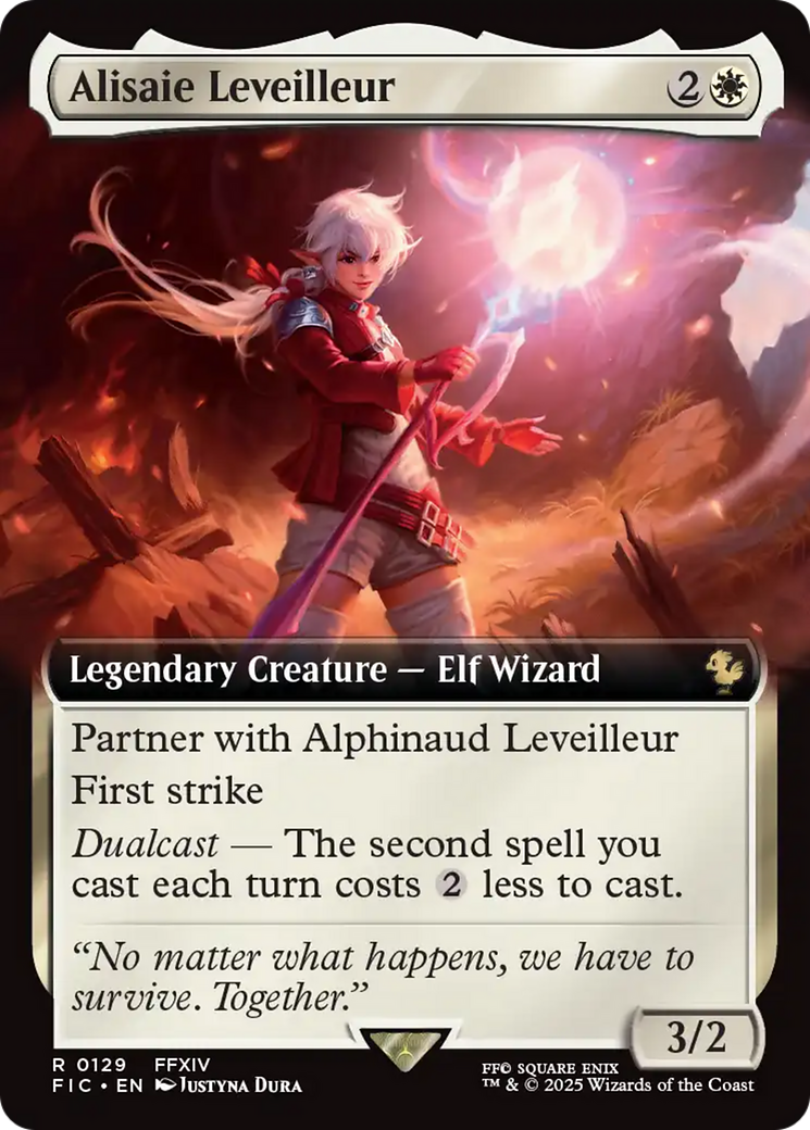 Alisaie Leveilleur (Extended Art) [FINAL FANTASY Commander] | Shuffle n Cut Hobbies & Games