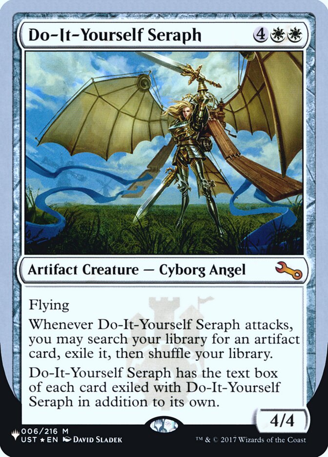 Do-It-Yourself Seraph (Unfinity Foil Edition) [The List] | Shuffle n Cut Hobbies & Games