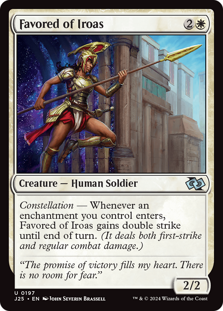 Favored of Iroas [Foundations Jumpstart] | Shuffle n Cut Hobbies & Games