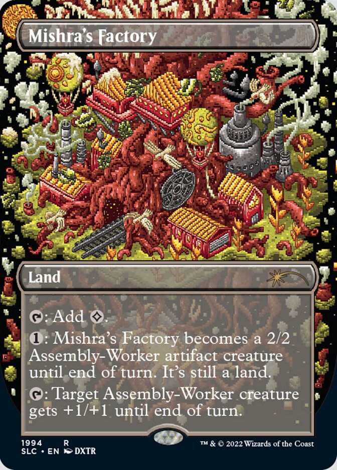 Mishra's Factory (Borderless) [Secret Lair Countdown Kit] | Shuffle n Cut Hobbies & Games