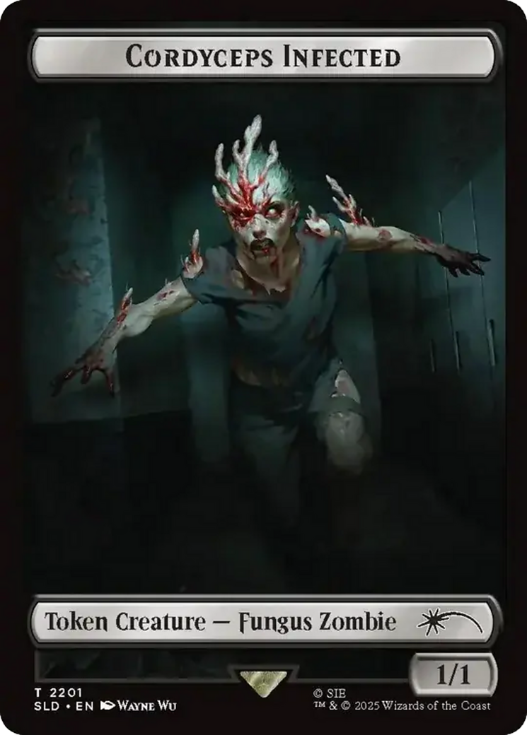 Cordyceps Infected Token (2201) [Secret Lair Drop Series] | Shuffle n Cut Hobbies & Games
