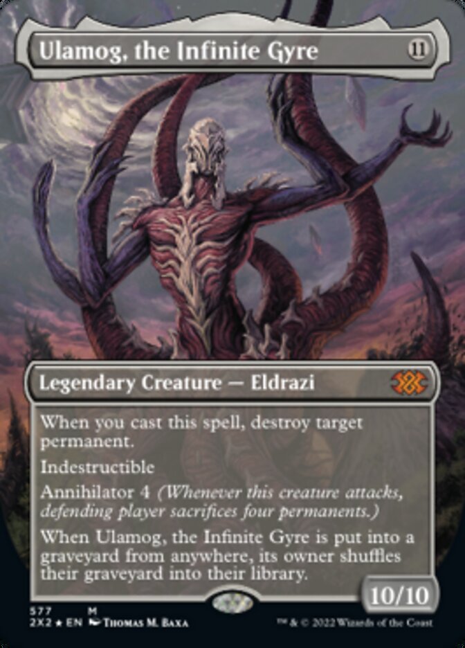 Ulamog, the Infinite Gyre (Textured Foil) [Double Masters 2022] | Shuffle n Cut Hobbies & Games