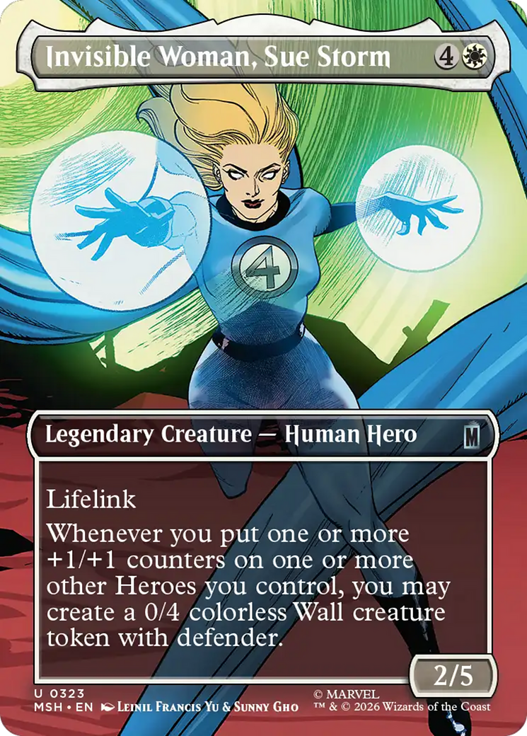 Invisible Woman, Sue Storm (Borderless) [Marvel Super Heroes] | Shuffle n Cut Hobbies & Games