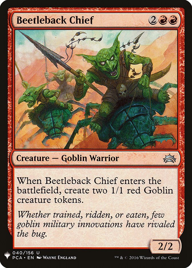 Beetleback Chief [Mystery Booster] | Shuffle n Cut Hobbies & Games