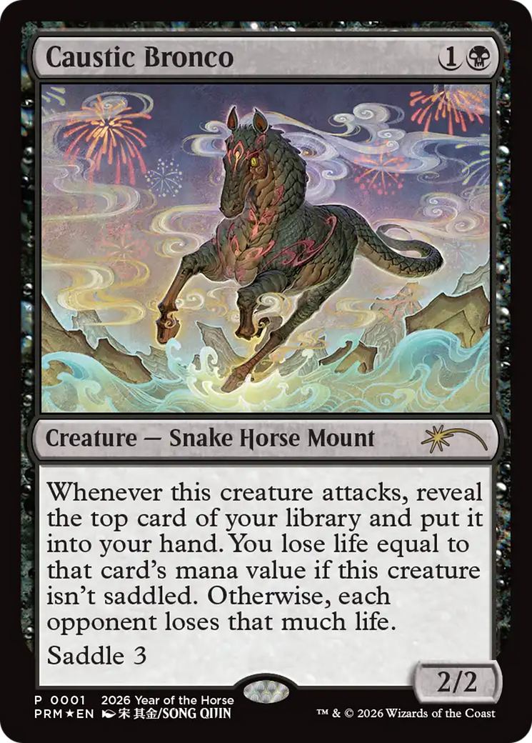 Caustic Bronco (Year of the Horse 2026) [Standard Showdown Promos] | Shuffle n Cut Hobbies & Games