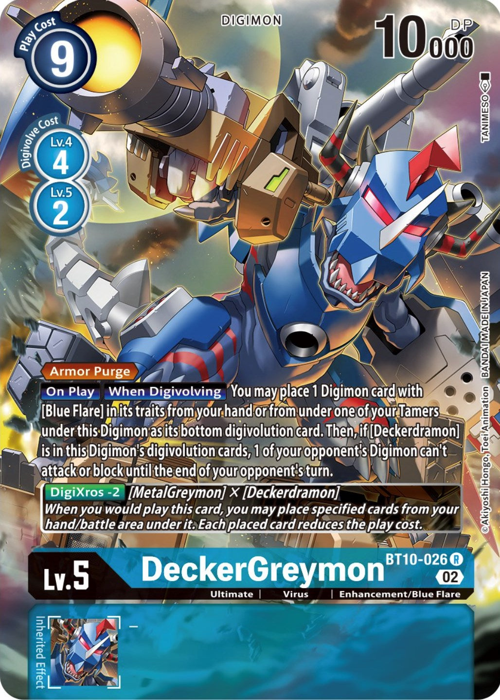 DeckerGreymon [BT10-026] (Alternate Art) [Xros Encounter] | Shuffle n Cut Hobbies & Games