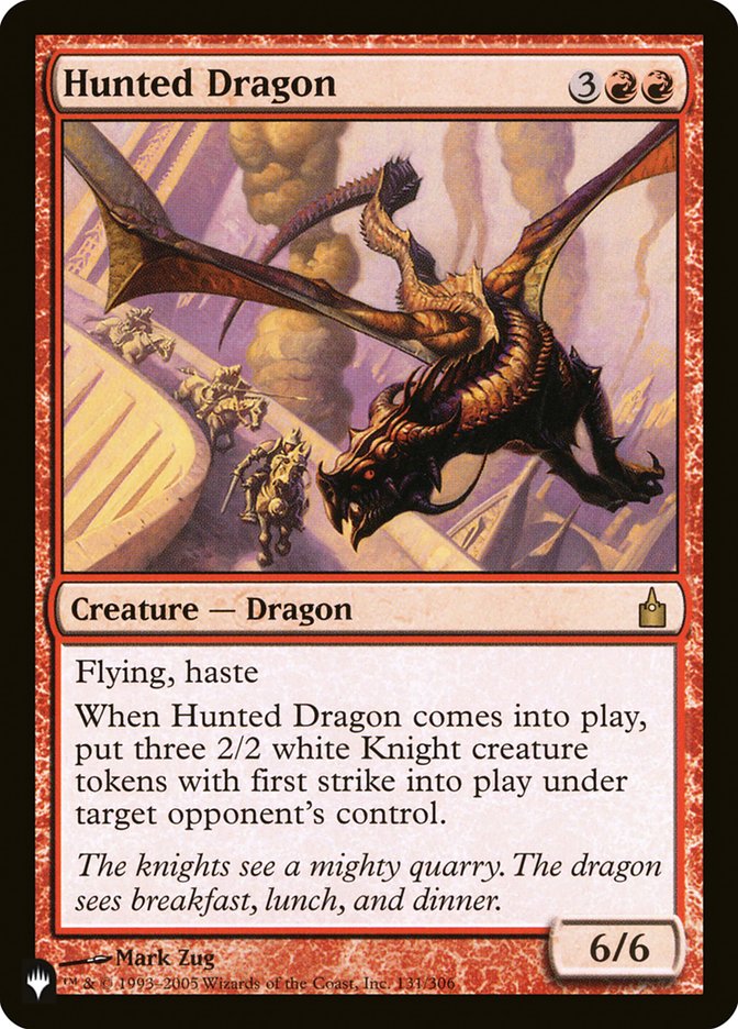 Hunted Dragon [The List] | Shuffle n Cut Hobbies & Games