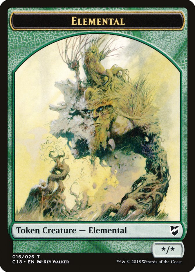 Elemental Token [Commander 2018 Tokens] | Shuffle n Cut Hobbies & Games