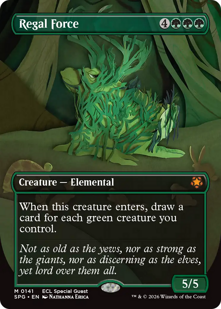 Regal Force (Borderless) [Lorwyn Eclipsed Special Guests] | Shuffle n Cut Hobbies & Games