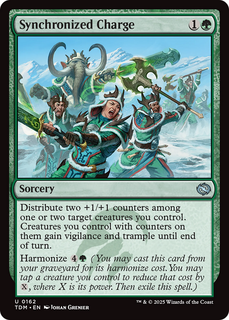 Synchronized Charge [Tarkir: Dragonstorm] | Shuffle n Cut Hobbies & Games