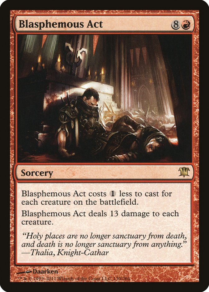 Blasphemous Act [Innistrad] | Shuffle n Cut Hobbies & Games