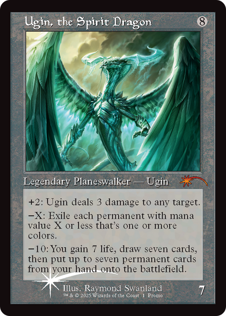Ugin, the Spirit Dragon (Retro Frame) [Secret Lair Drop Series] | Shuffle n Cut Hobbies & Games