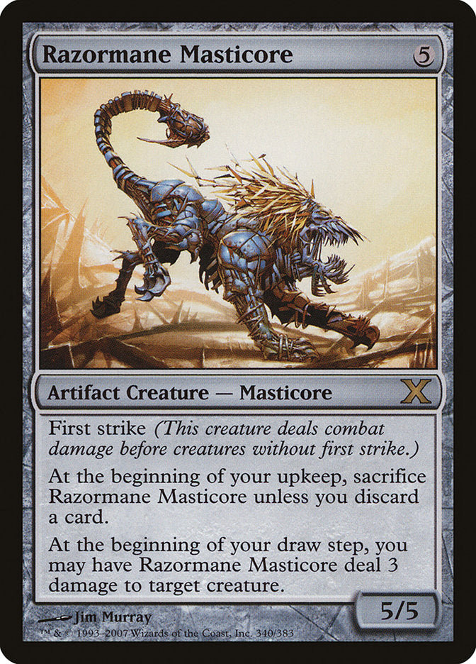 Razormane Masticore [Tenth Edition] | Shuffle n Cut Hobbies & Games