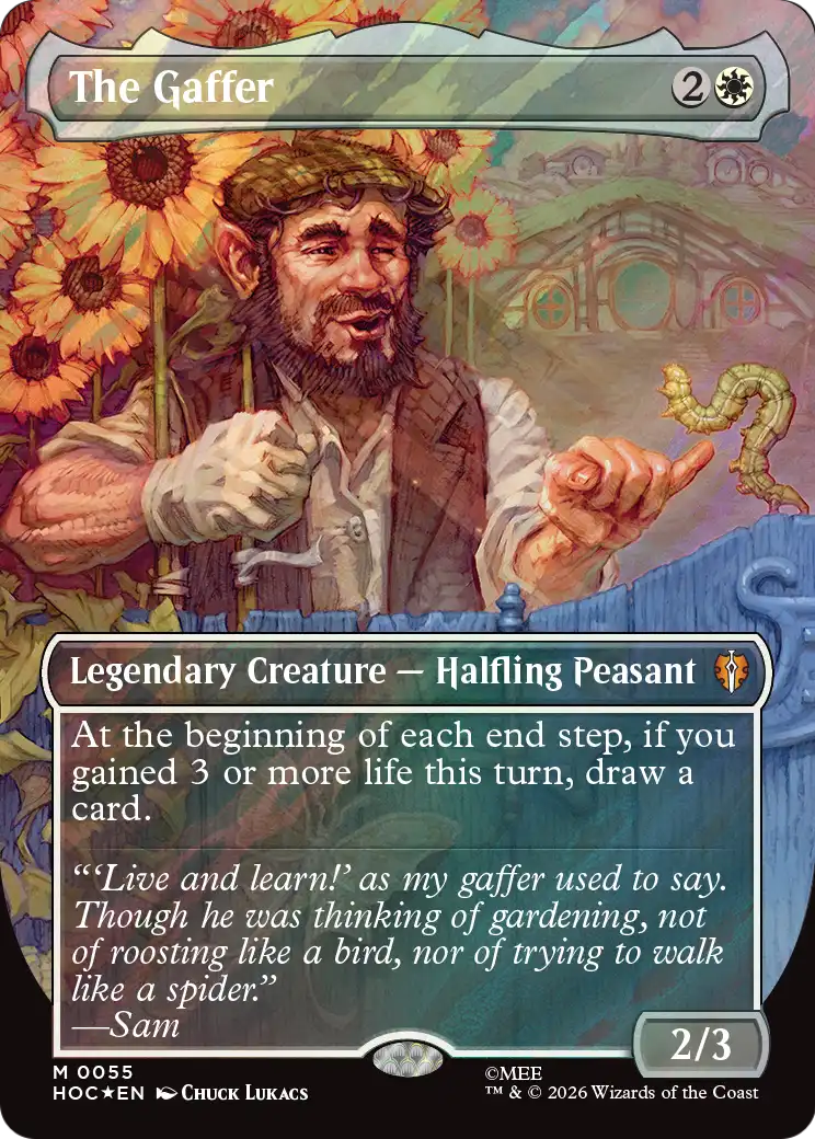 The Gaffer (Borderless) (Surge Foil) [The Hobbit] | Shuffle n Cut Hobbies & Games