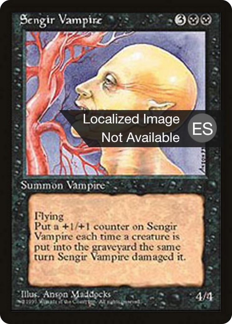 Sengir Vampire [Fourth Edition Foreign Black Border] | Shuffle n Cut Hobbies & Games