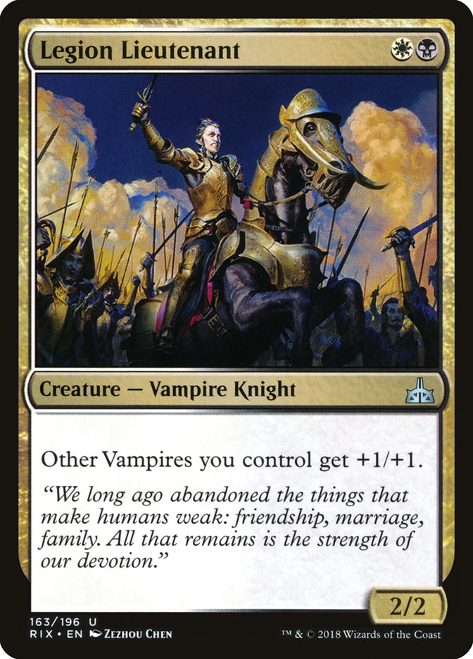 Legion Lieutenant [Rivals of Ixalan] | Shuffle n Cut Hobbies & Games