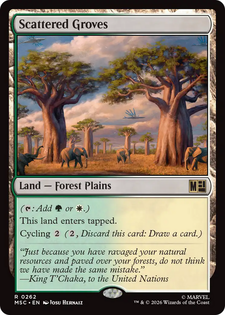 Scattered Groves [Marvel Super Heroes Commander] | Shuffle n Cut Hobbies & Games