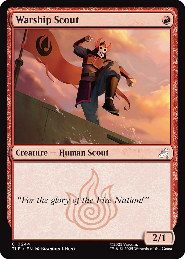 Warship scout [Avatar: The Last Airbender: Eternal-Legal] | Shuffle n Cut Hobbies & Games