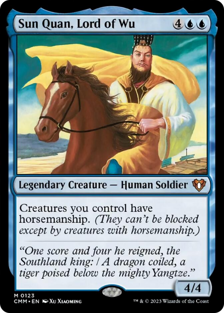 Sun Quan, Lord of Wu [Commander Masters] | Shuffle n Cut Hobbies & Games