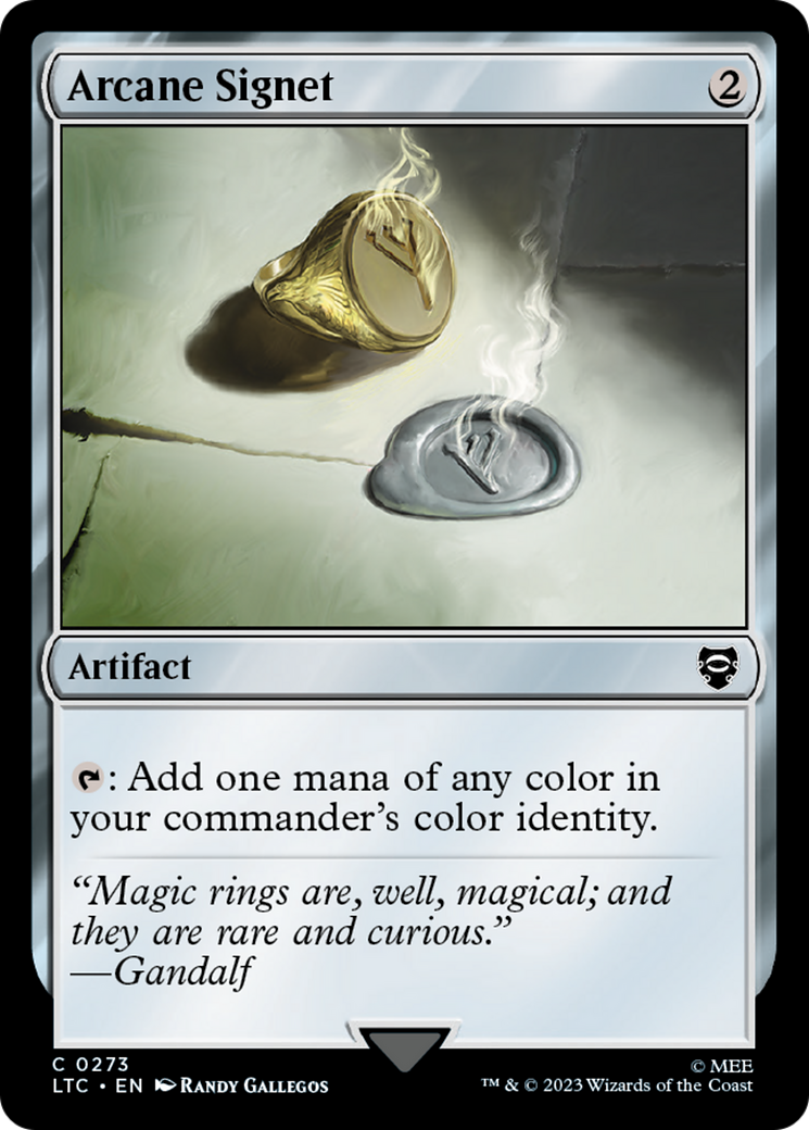 Arcane Signet [The Lord of the Rings: Tales of Middle-Earth Commander] | Shuffle n Cut Hobbies & Games