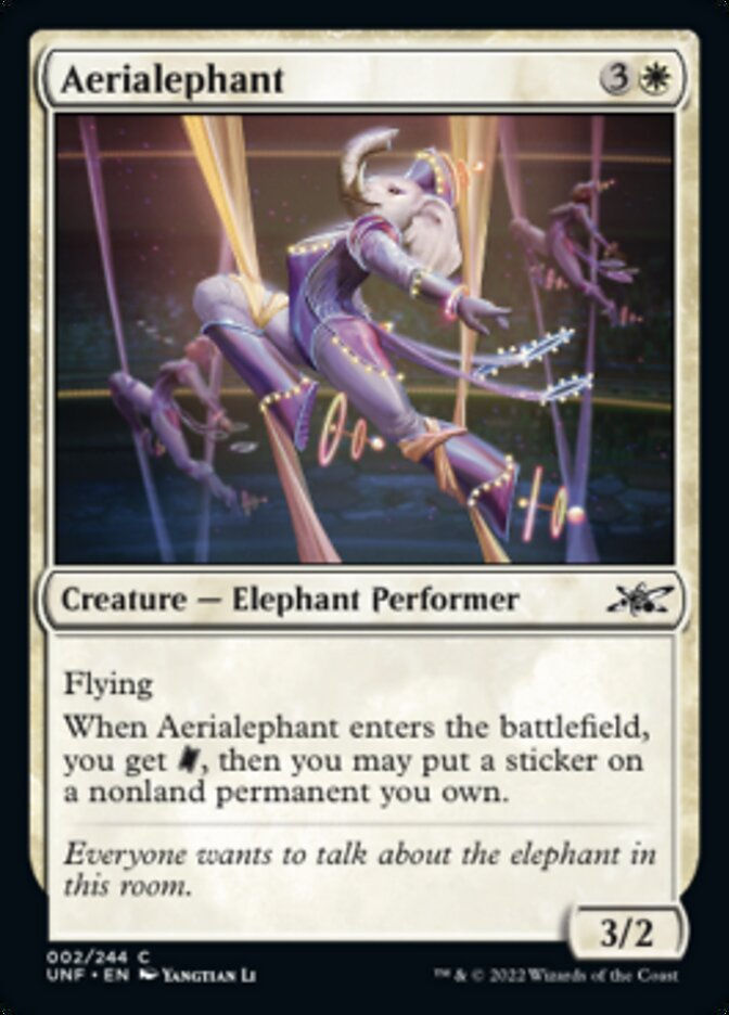 Aerialephant [Unfinity] | Shuffle n Cut Hobbies & Games
