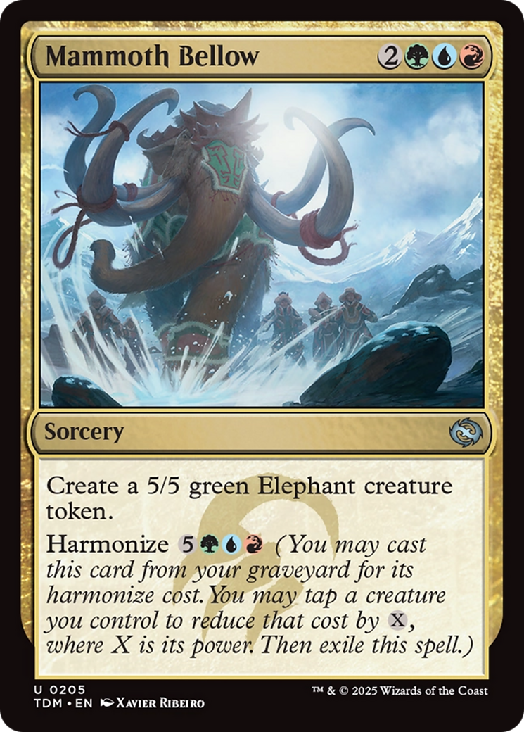 Mammoth Bellow [Tarkir: Dragonstorm] | Shuffle n Cut Hobbies & Games