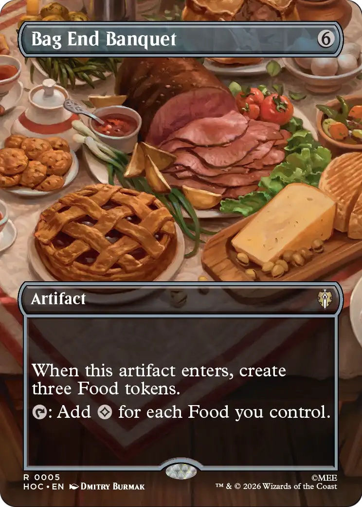 Bag End Banquet (Borderless) [The Hobbit: Eternal-Legal] | Shuffle n Cut Hobbies & Games