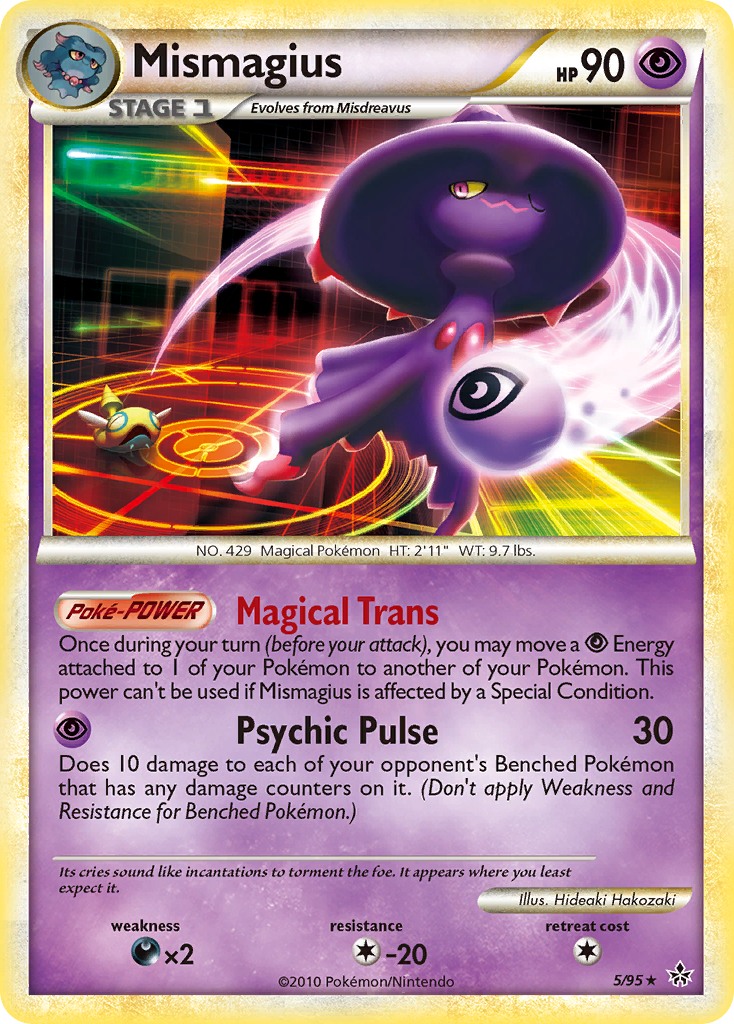 Mismagius (5/95) [HeartGold & SoulSilver: Unleashed] | Shuffle n Cut Hobbies & Games