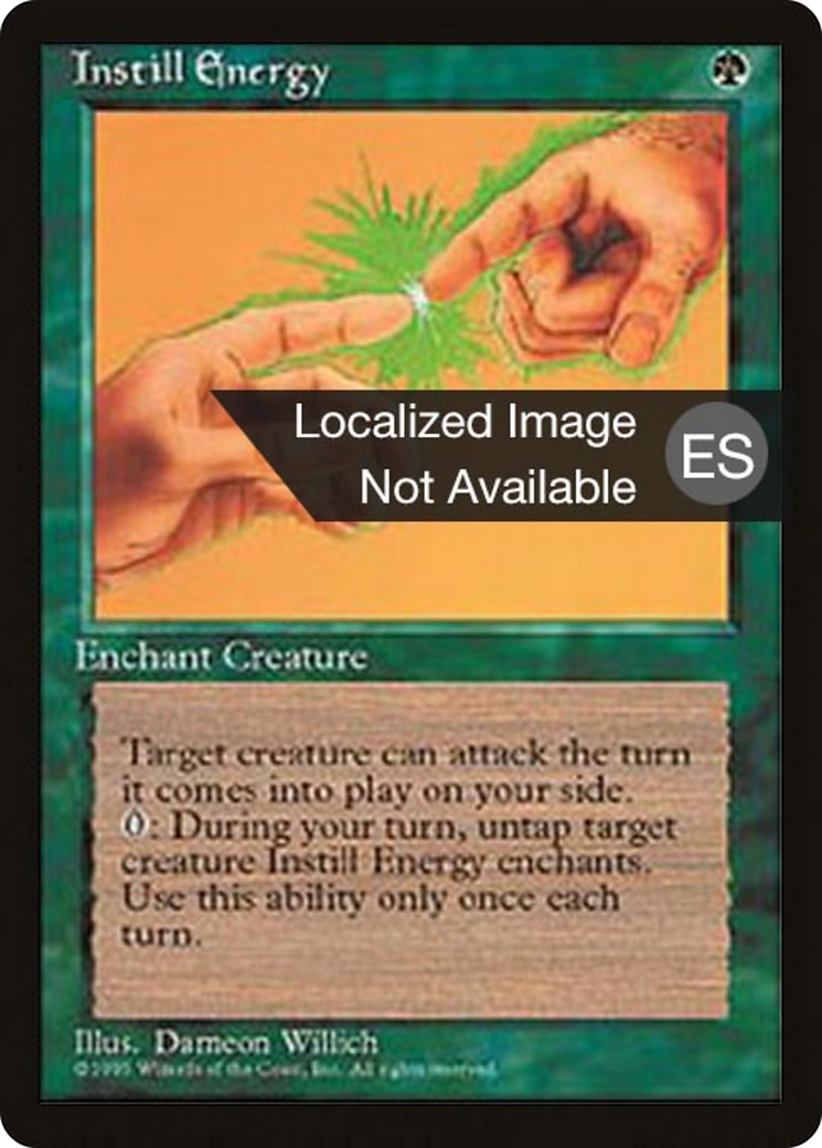Instill Energy [Fourth Edition Foreign Black Border] | Shuffle n Cut Hobbies & Games