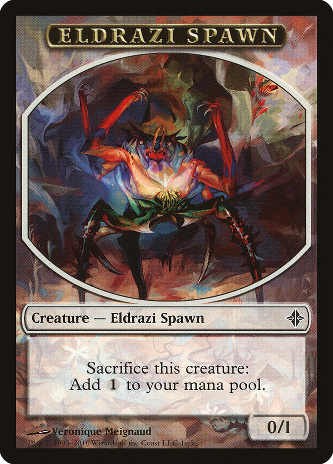 Eldrazi Spawn Token (1c/5) [Rise of the Eldrazi Tokens] | Shuffle n Cut Hobbies & Games