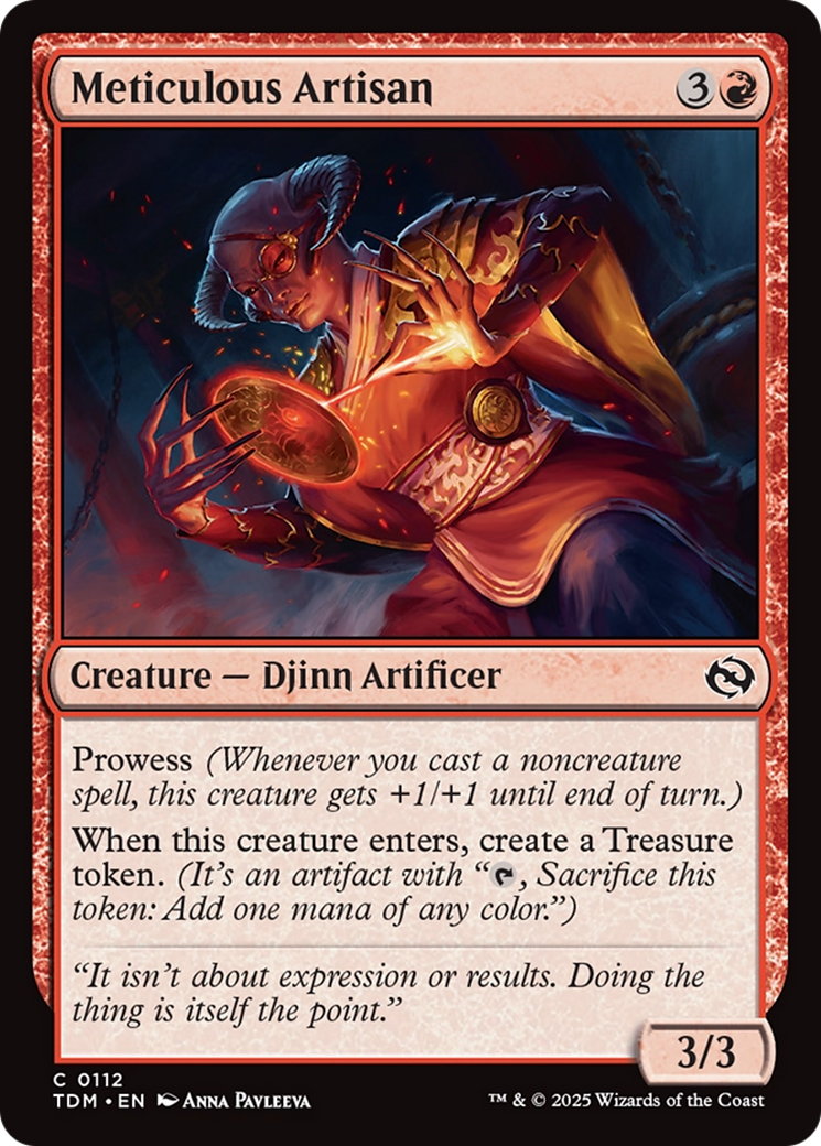 Meticulous Artisan [Tarkir: Dragonstorm] | Shuffle n Cut Hobbies & Games