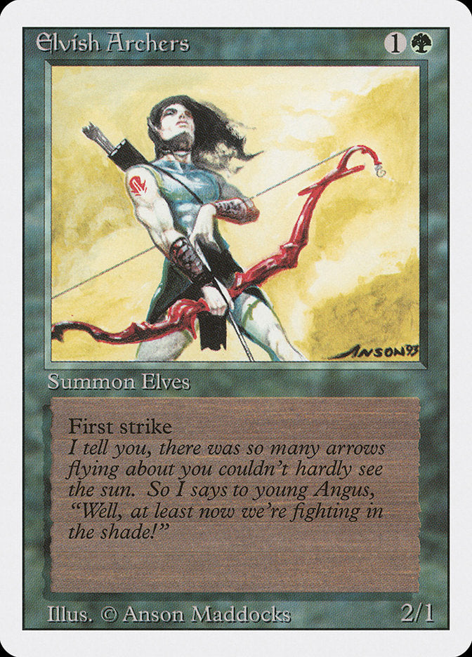 Elvish Archers [Revised Edition] | Shuffle n Cut Hobbies & Games