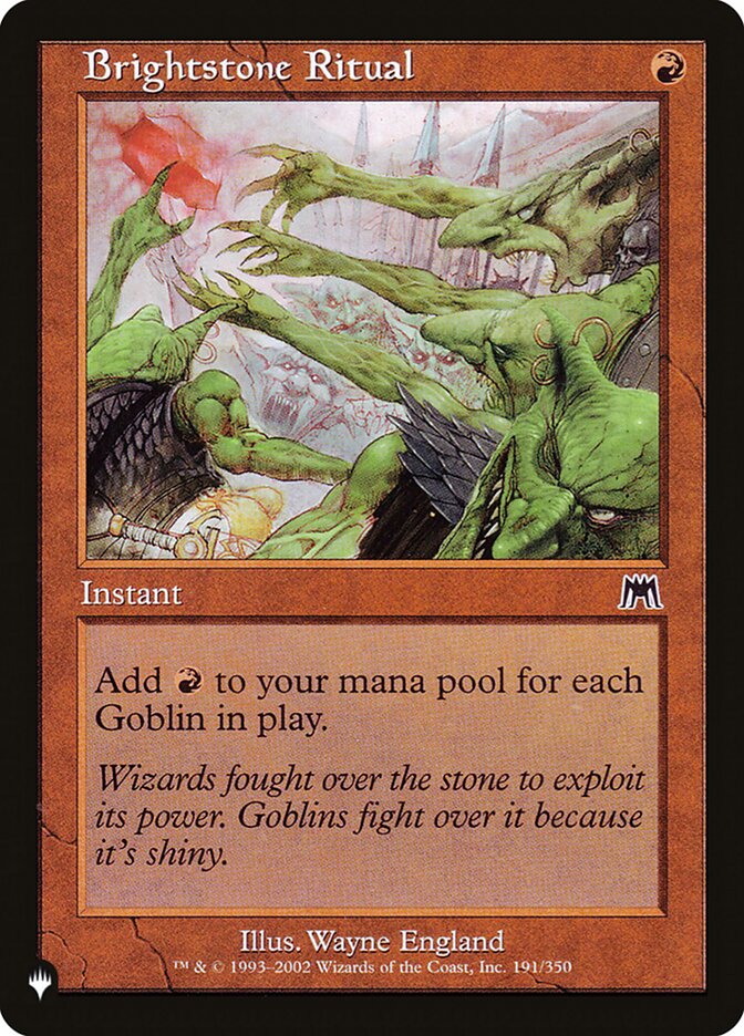 Brightstone Ritual [The List] | Shuffle n Cut Hobbies & Games