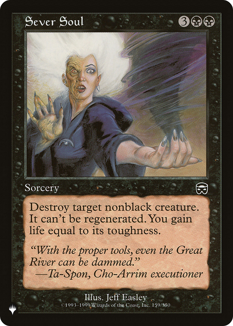 Sever Soul [The List] | Shuffle n Cut Hobbies & Games