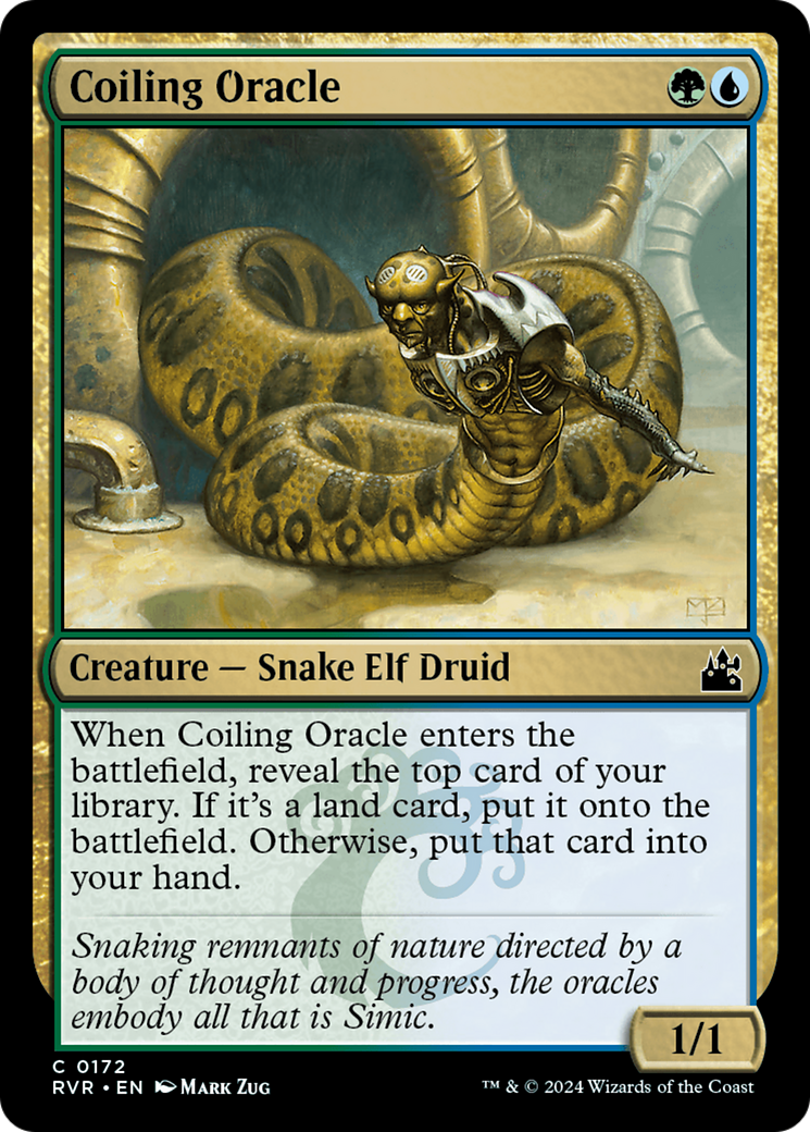 Coiling Oracle [Ravnica Remastered] | Shuffle n Cut Hobbies & Games