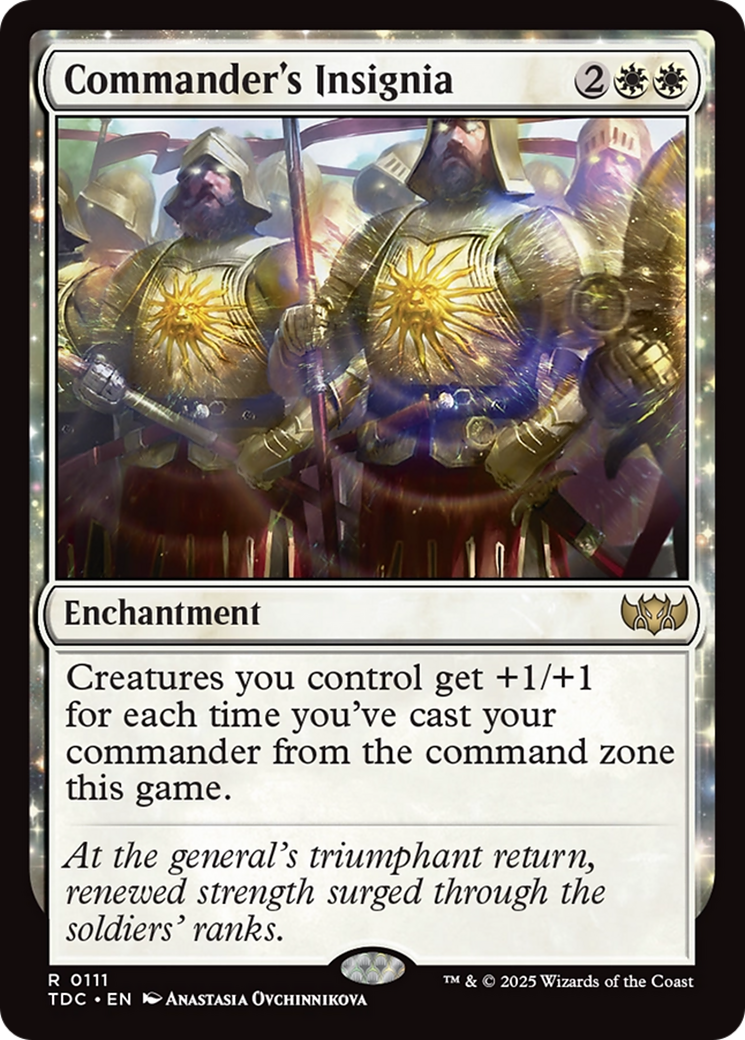 Commander's Insignia [Tarkir: Dragonstorm Commander] | Shuffle n Cut Hobbies & Games