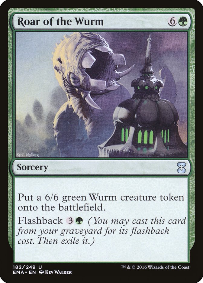 Roar of the Wurm [Eternal Masters] | Shuffle n Cut Hobbies & Games